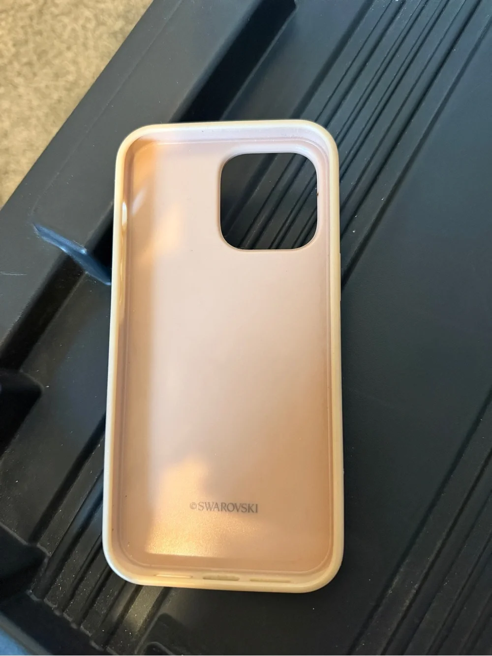 14 Pro Max Swarovski Rose Gold Glitter Phone Case with Ring Holder